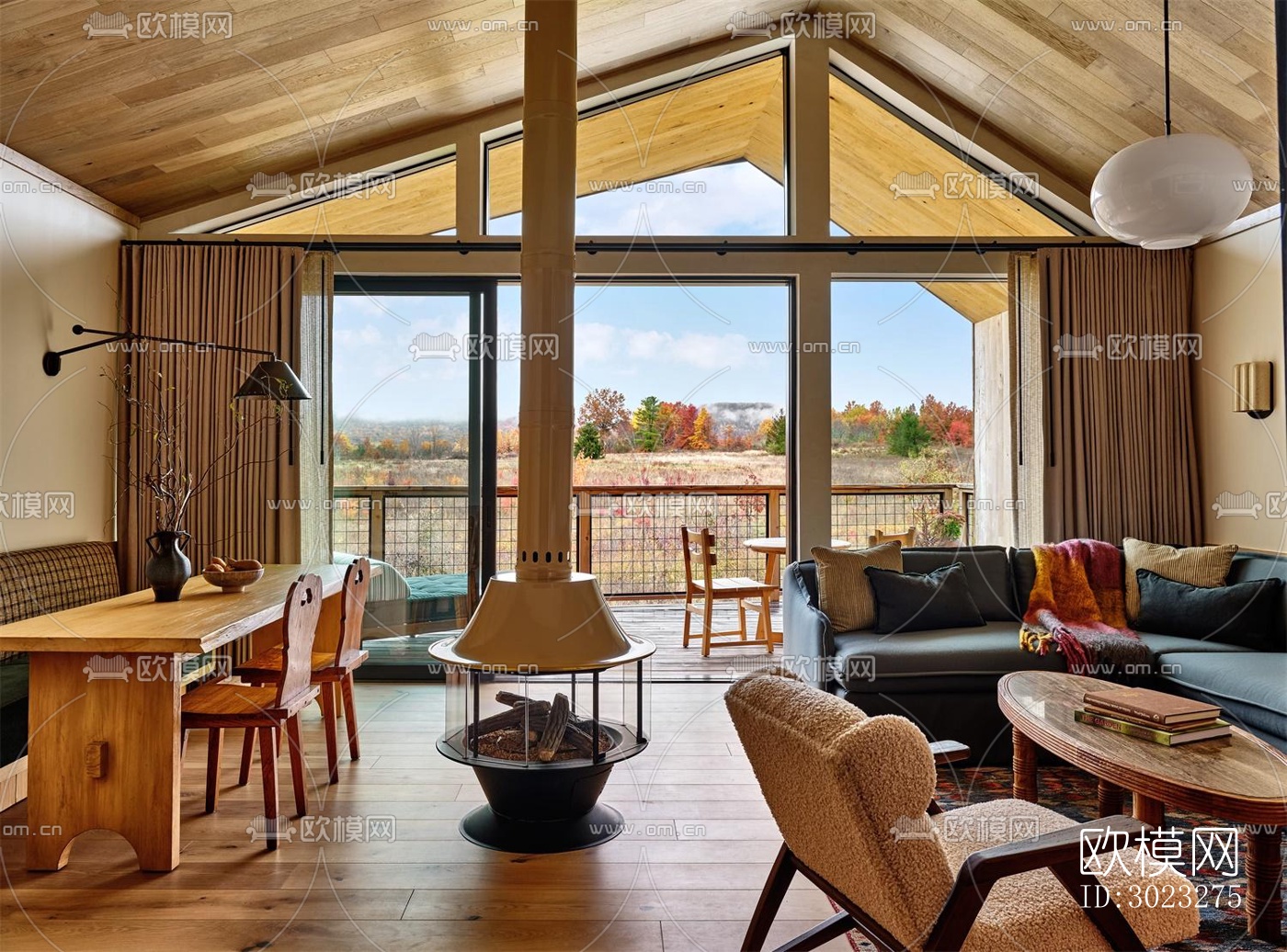 北欧酒店民宿效果图下载（渲染图12）