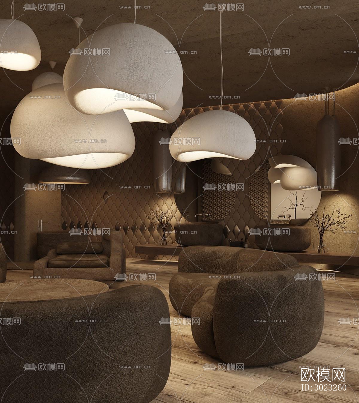 侘寂酒店民宿效果图下载（渲染图4）