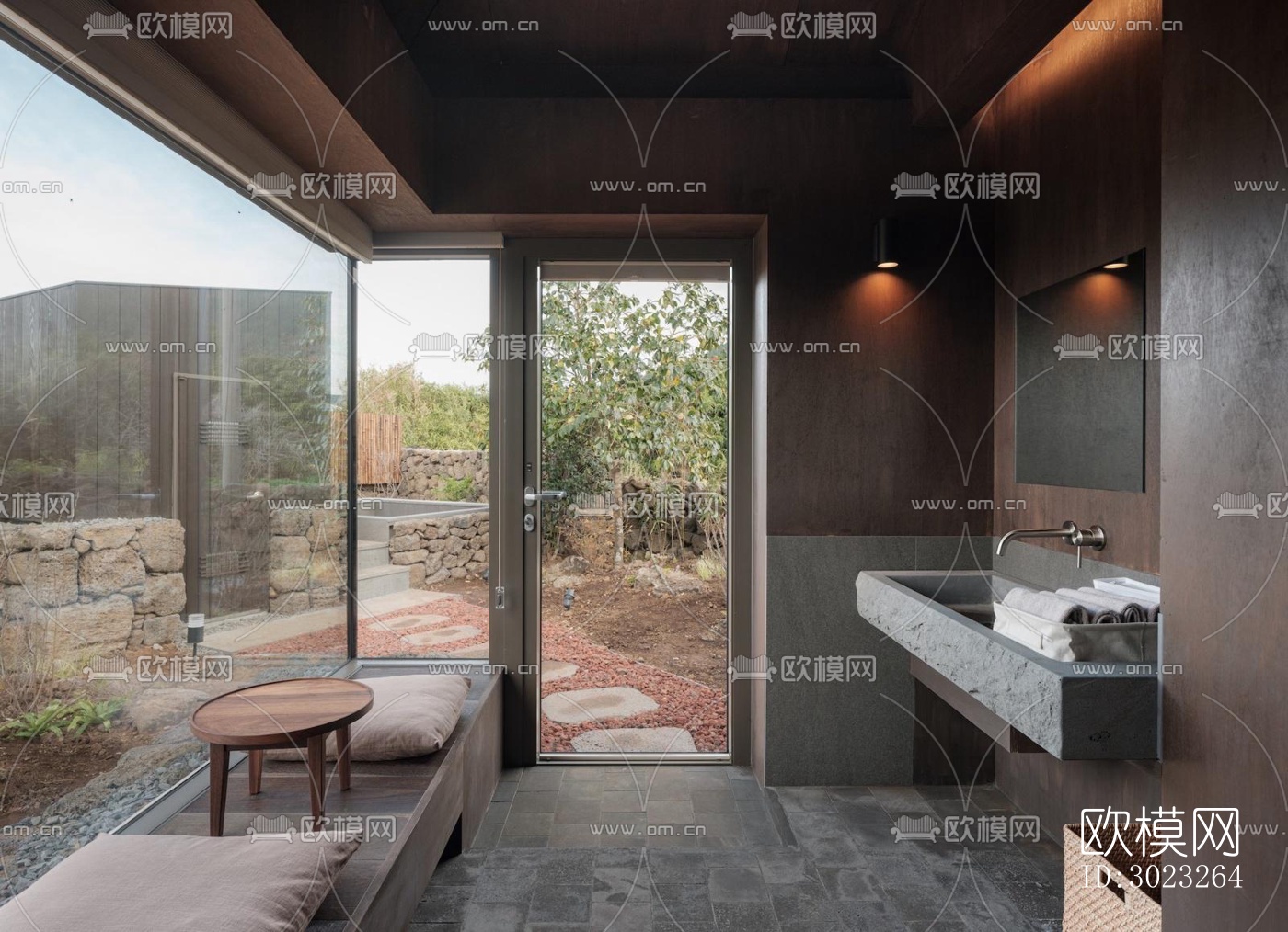 侘寂酒店民宿效果图下载（渲染图13）