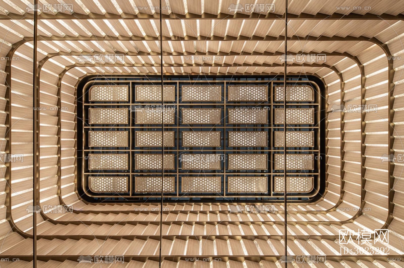 现代酒店民宿效果图下载（渲染图2）