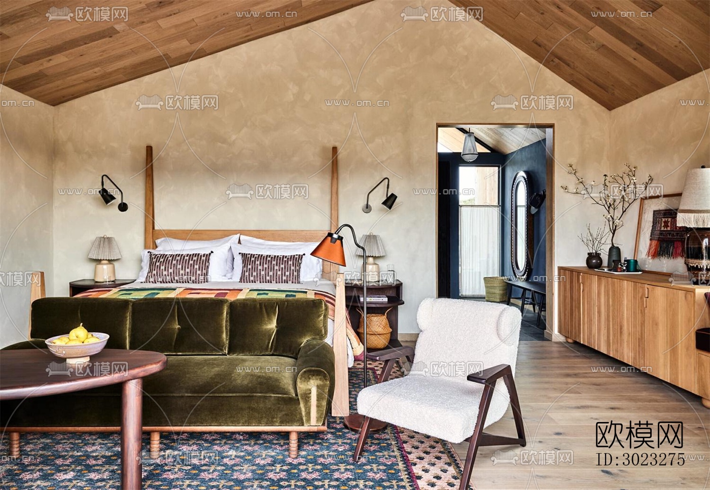 北欧酒店民宿效果图下载（渲染图9）