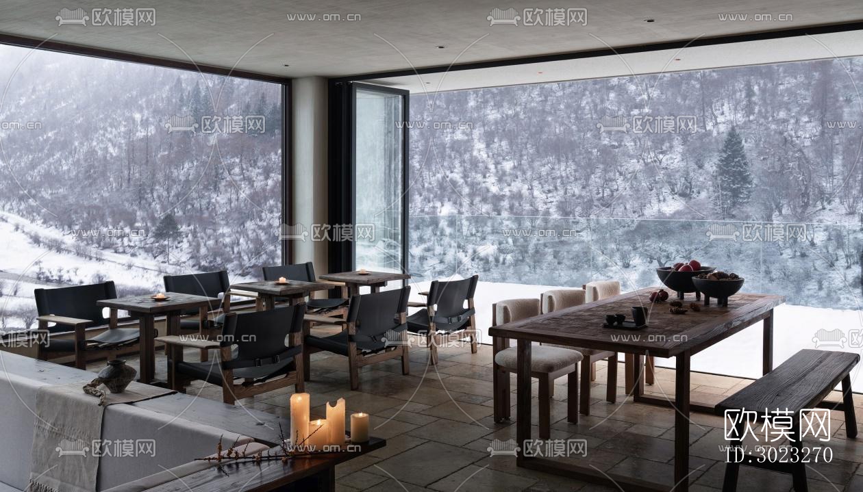 北欧酒店民宿效果图下载（渲染图3）