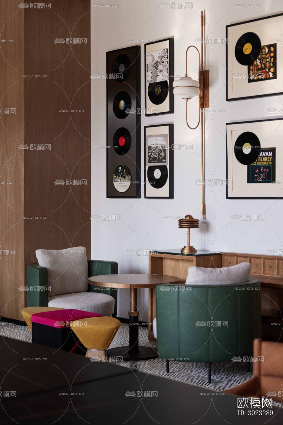 现代酒店民宿效果图下载（渲染图18）