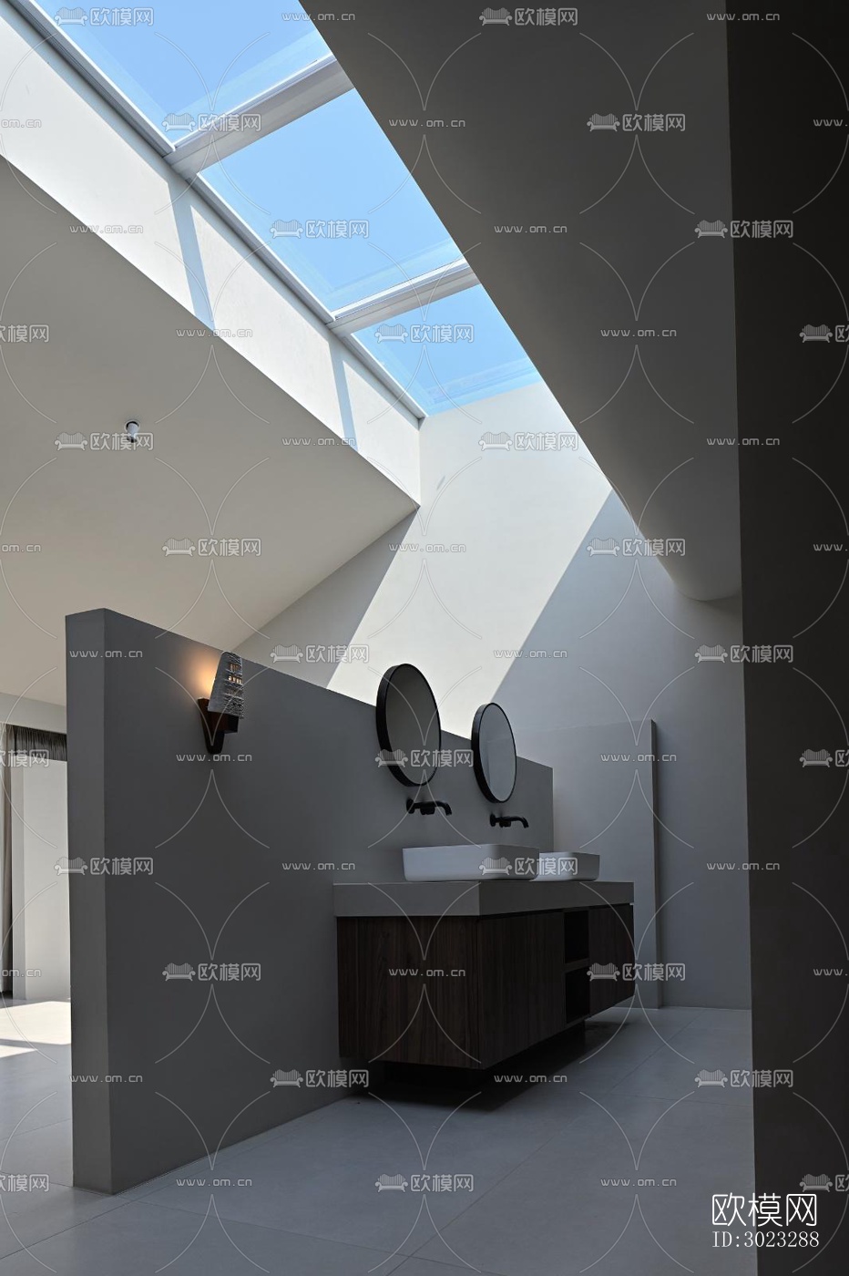 现代酒店民宿效果图下载（渲染图2）