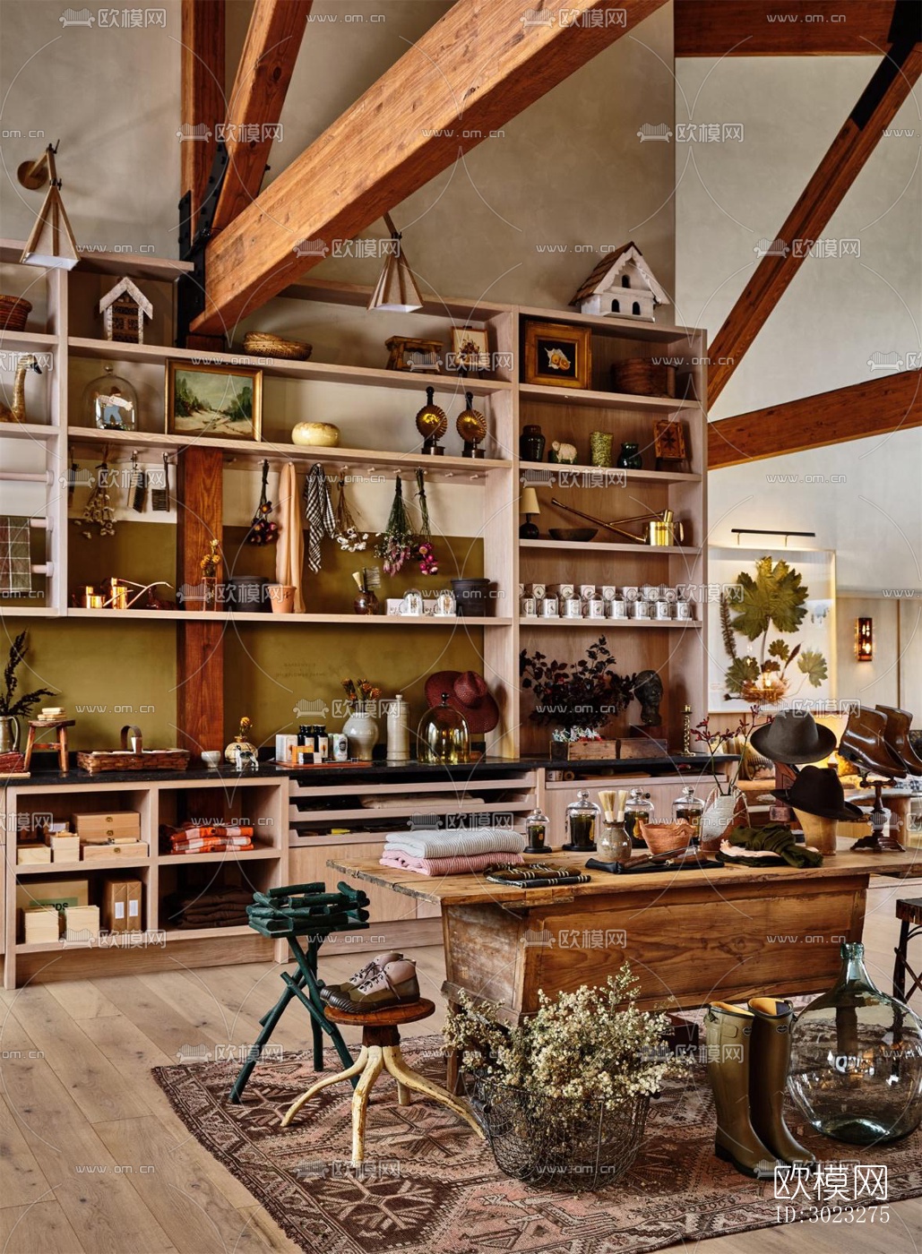 北欧酒店民宿效果图下载（渲染图7）