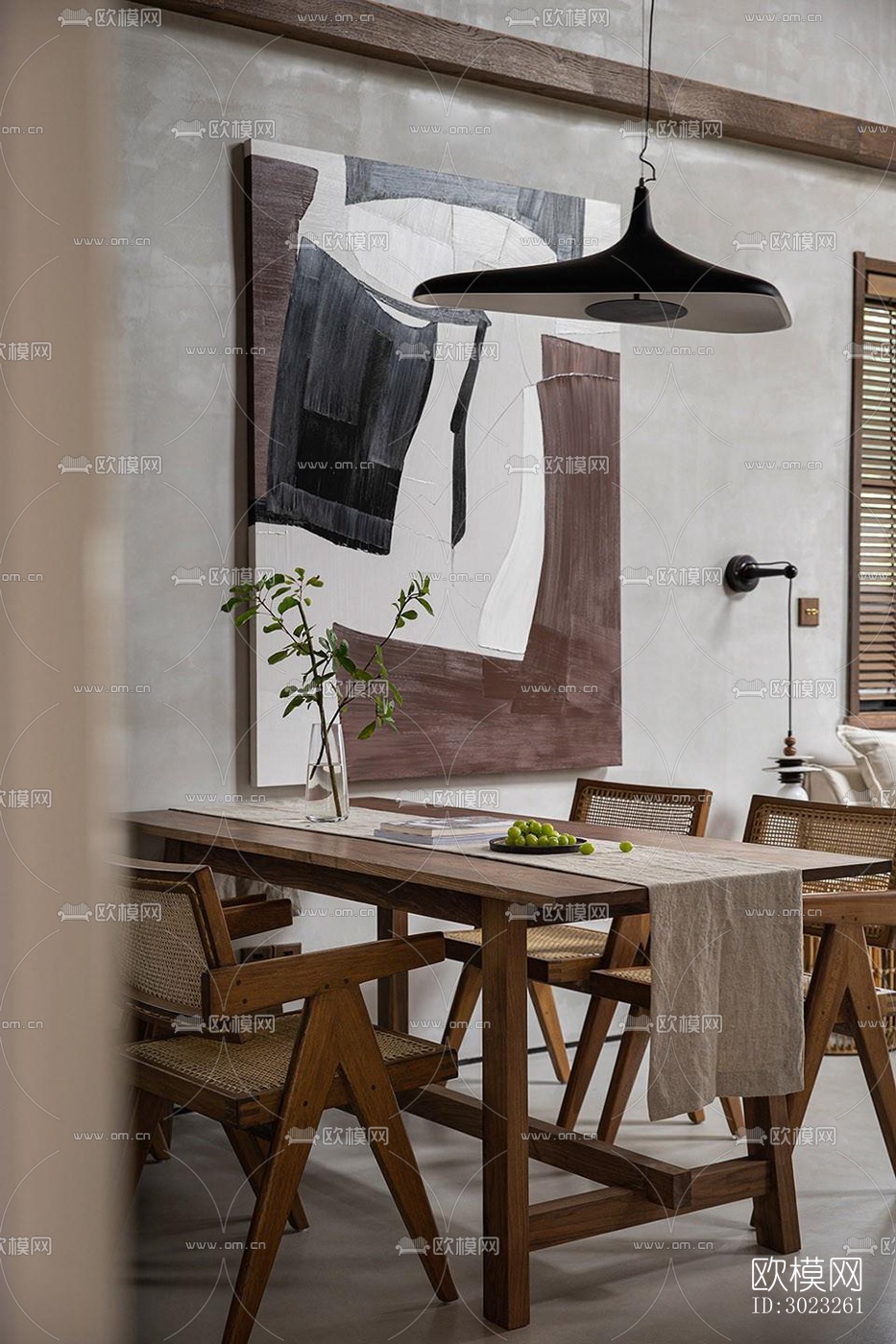 侘寂酒店民宿效果图下载（渲染图5）