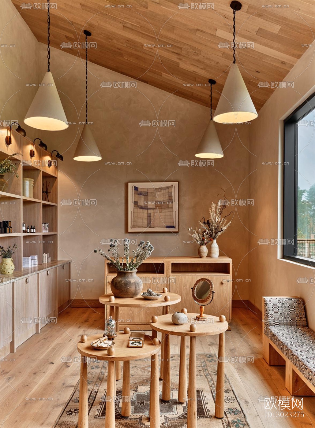 北欧酒店民宿效果图下载（渲染图6）