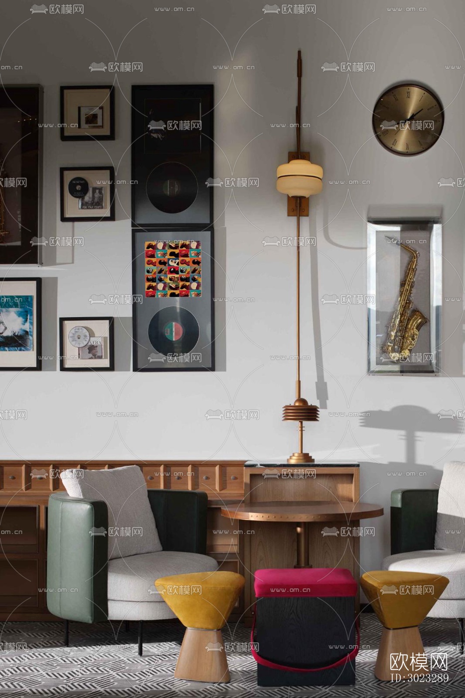 现代酒店民宿效果图下载（渲染图2）