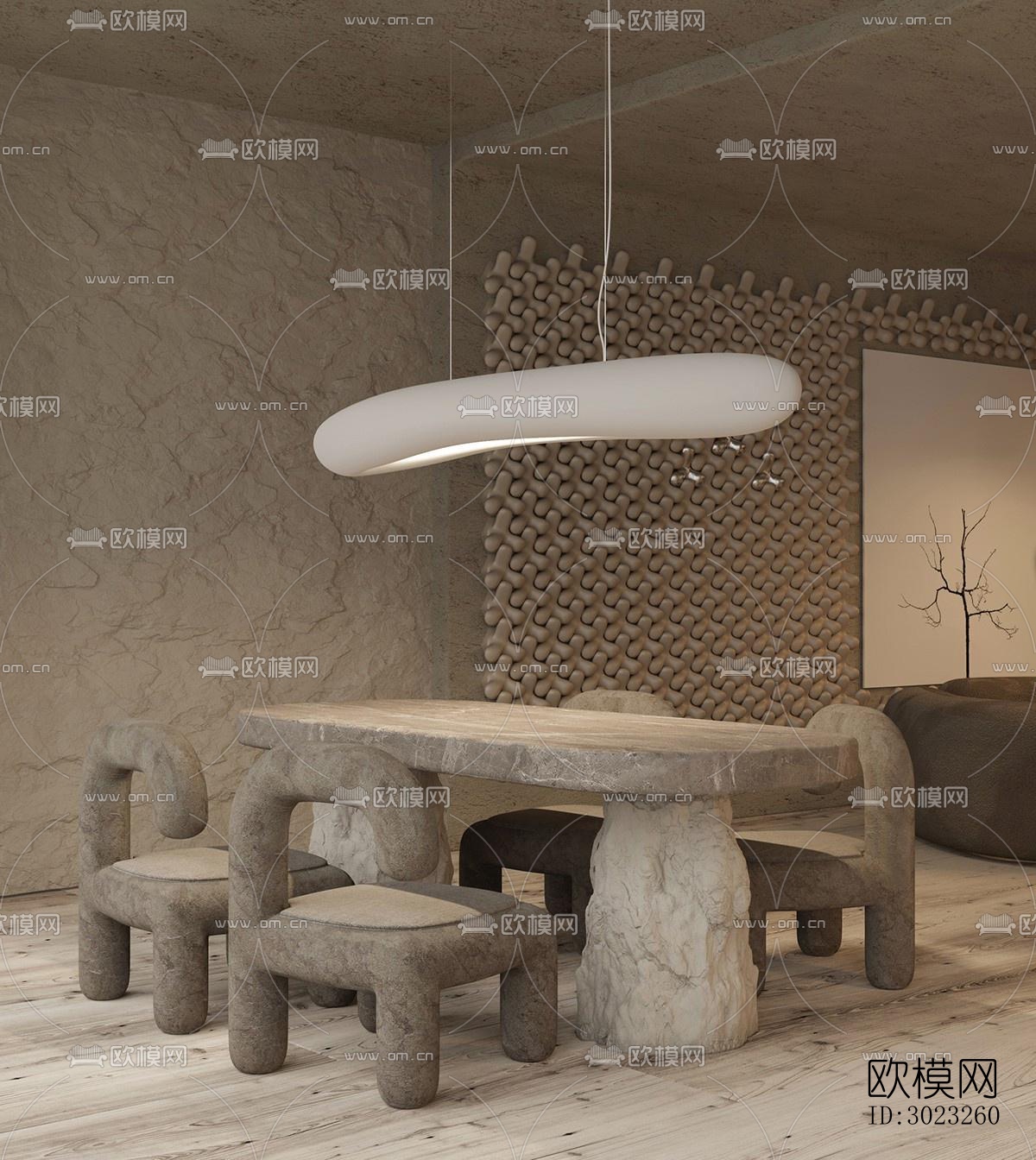 侘寂酒店民宿效果图下载（渲染图15）