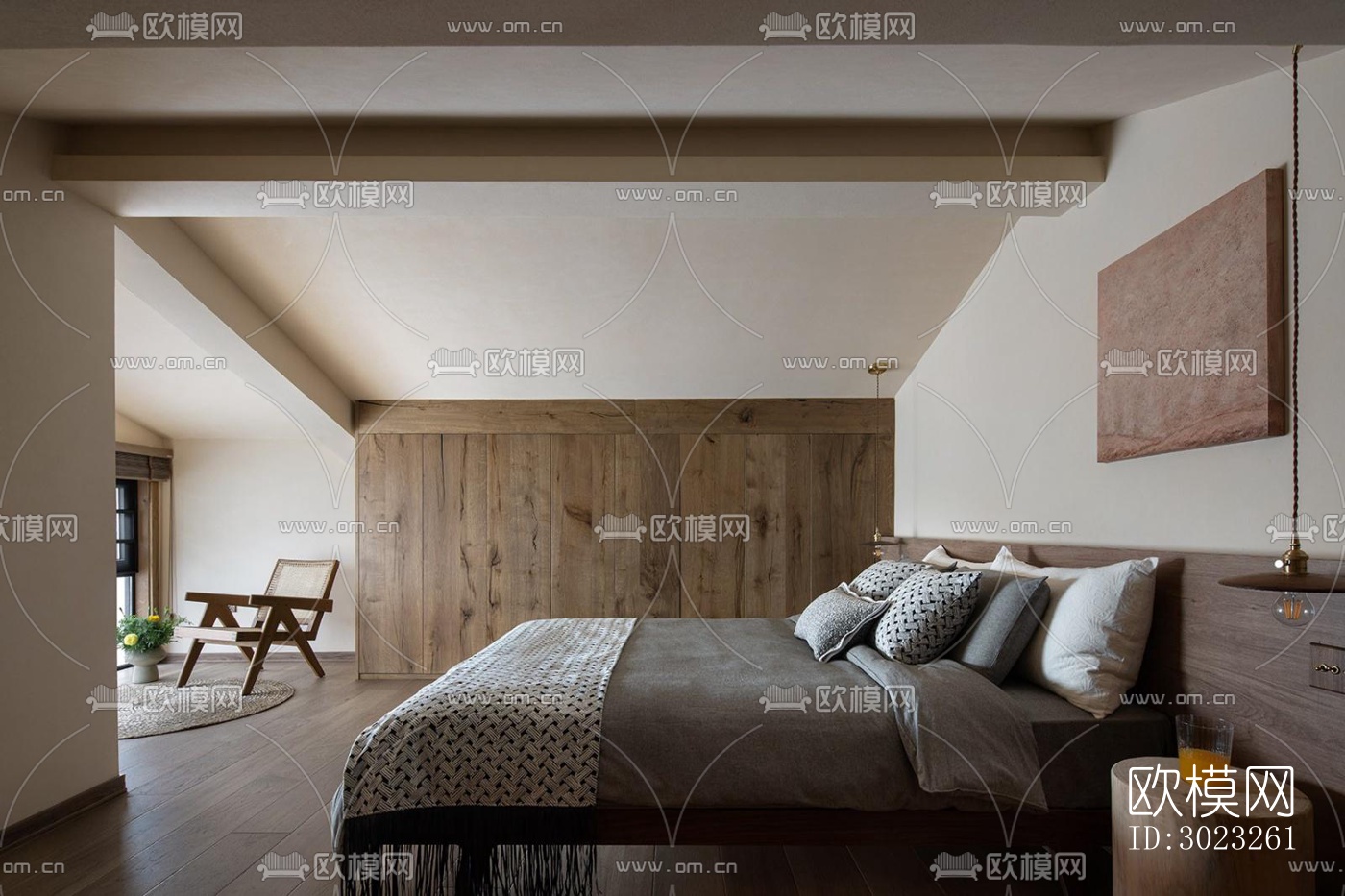 侘寂酒店民宿效果图下载（渲染图6）