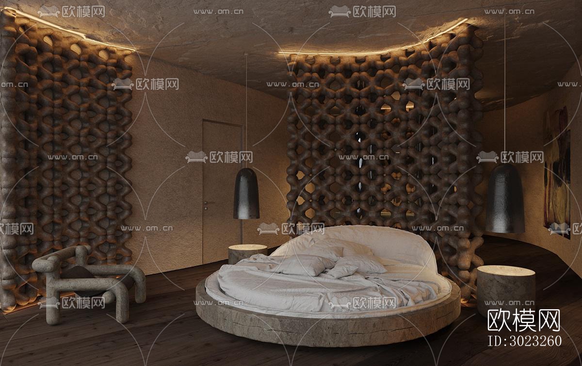 侘寂酒店民宿效果图下载（渲染图13）