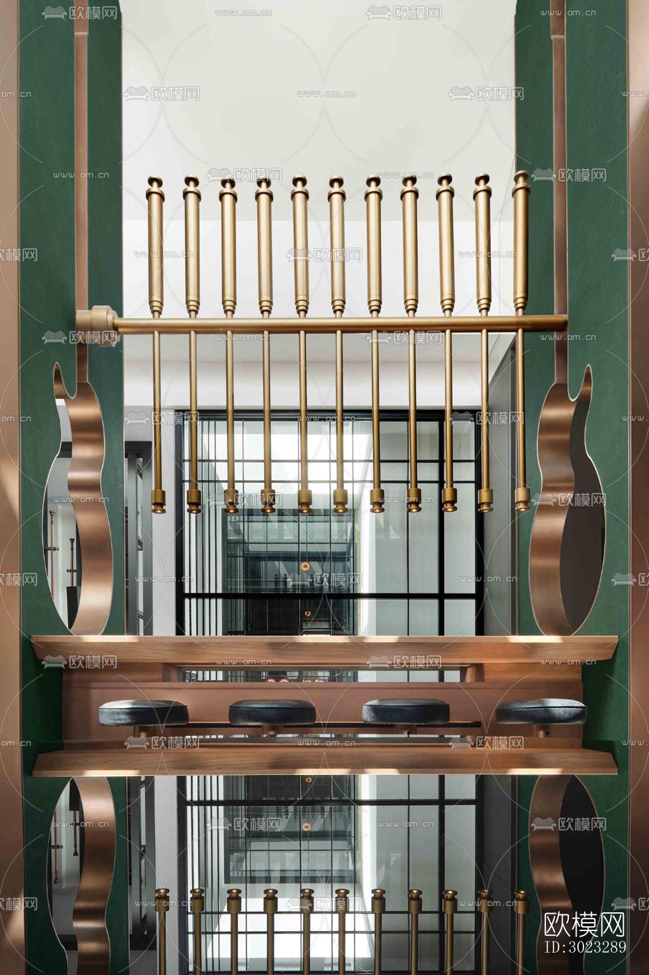 现代酒店民宿效果图下载（渲染图19）