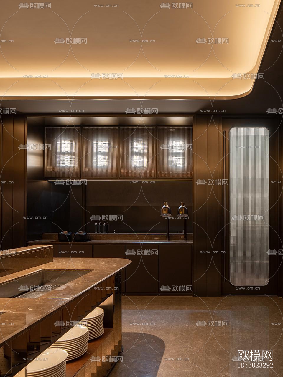 现代酒店民宿效果图下载（渲染图9）