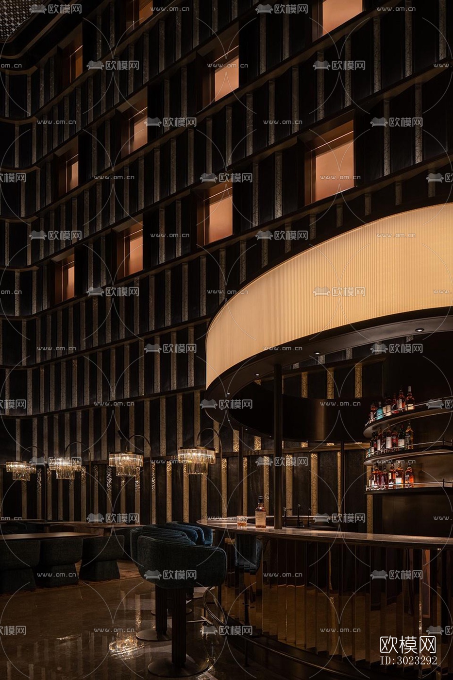 现代酒店民宿效果图下载（渲染图8）