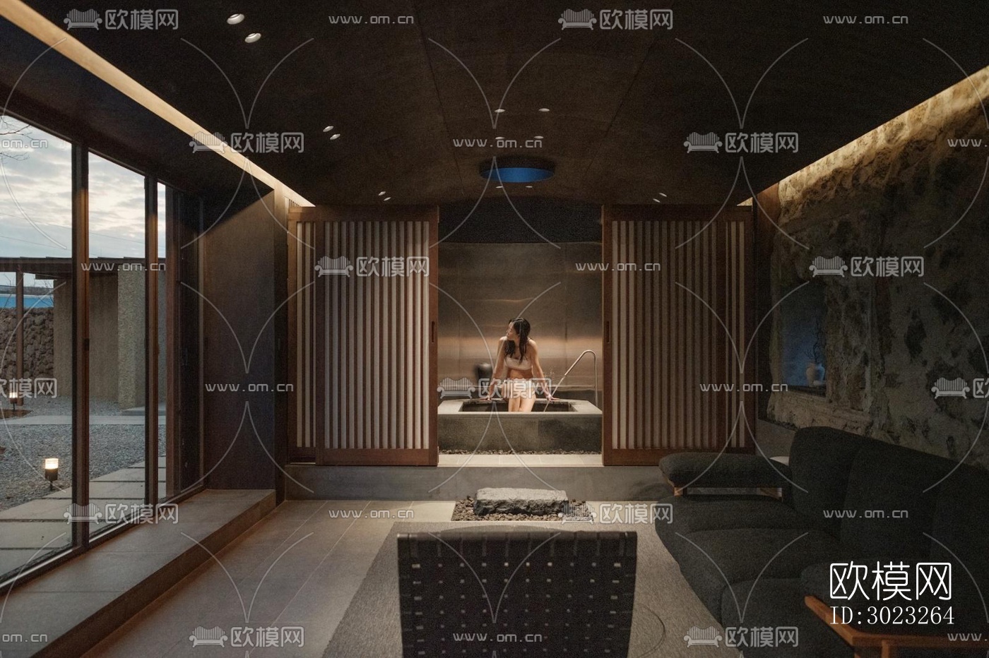 侘寂酒店民宿效果图下载（渲染图19）