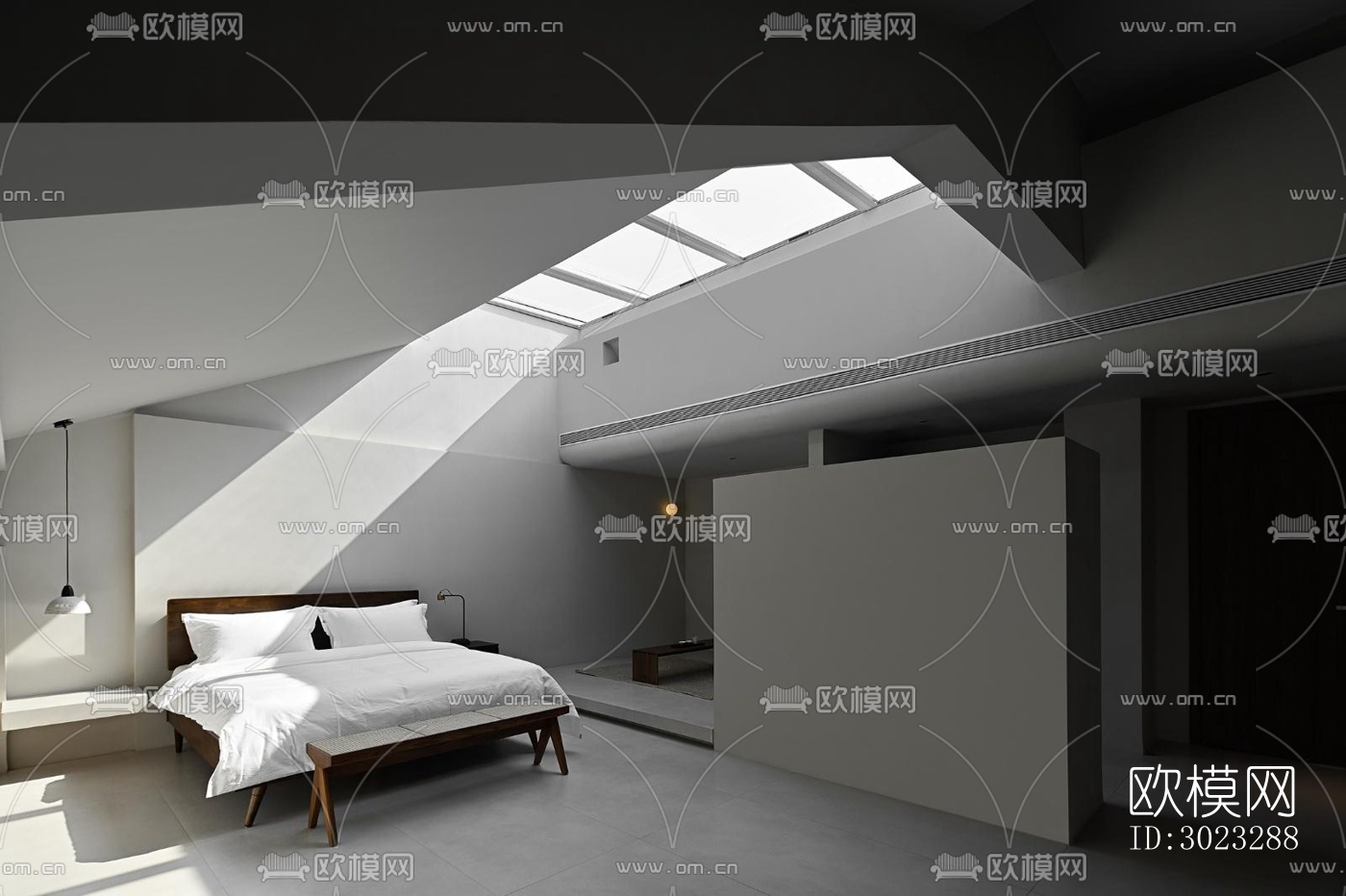 现代酒店民宿效果图下载（渲染图1）