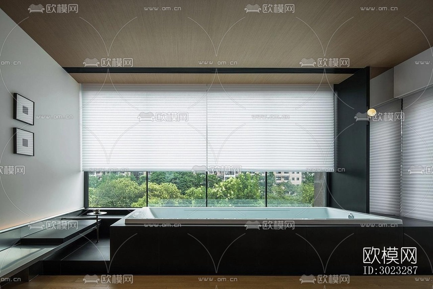 现代酒店民宿效果图下载(渲染图11)