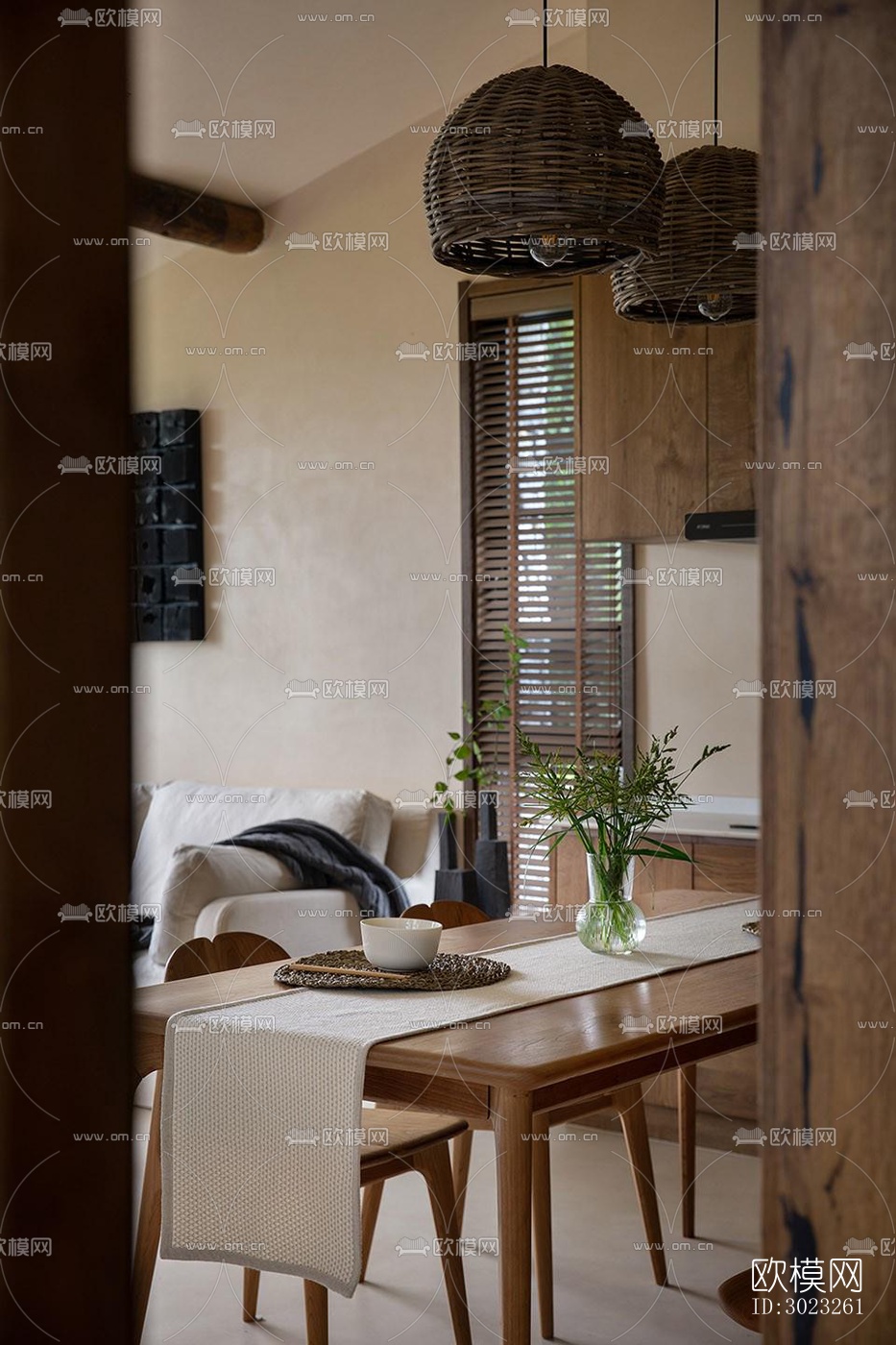 侘寂酒店民宿效果图下载（渲染图10）