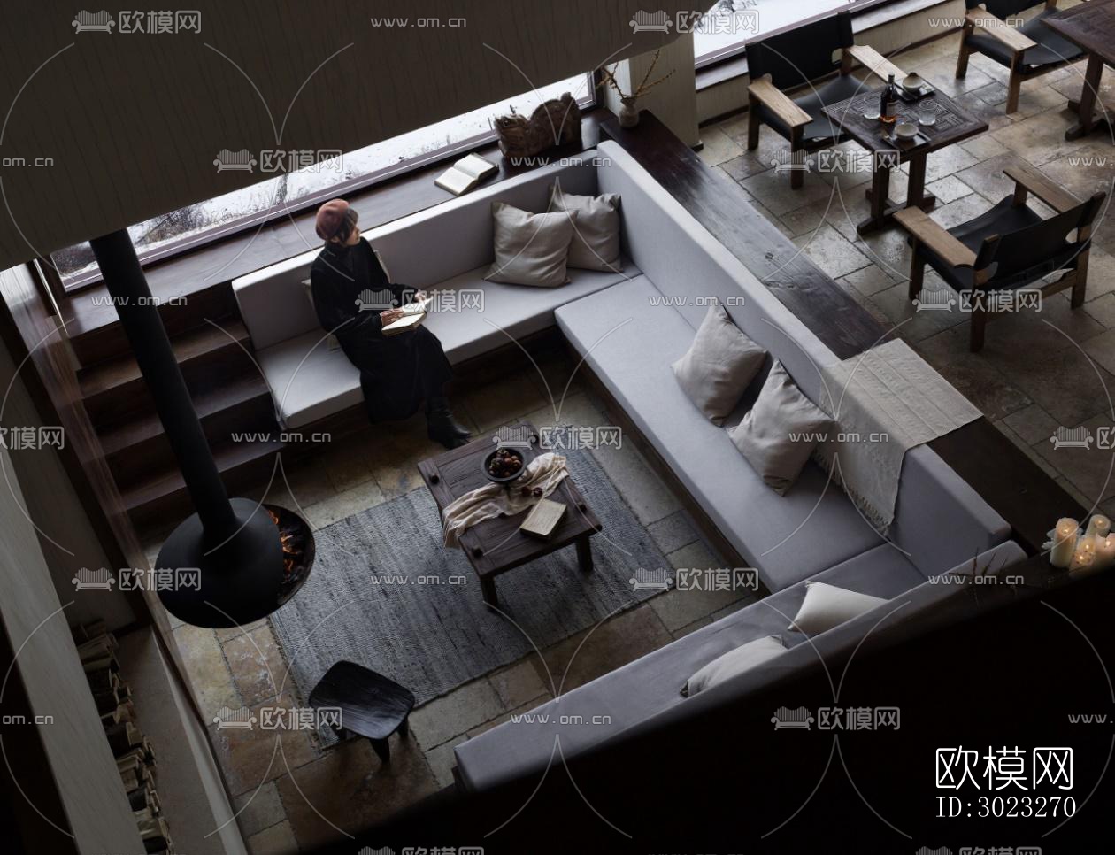 北欧酒店民宿效果图下载（渲染图13）