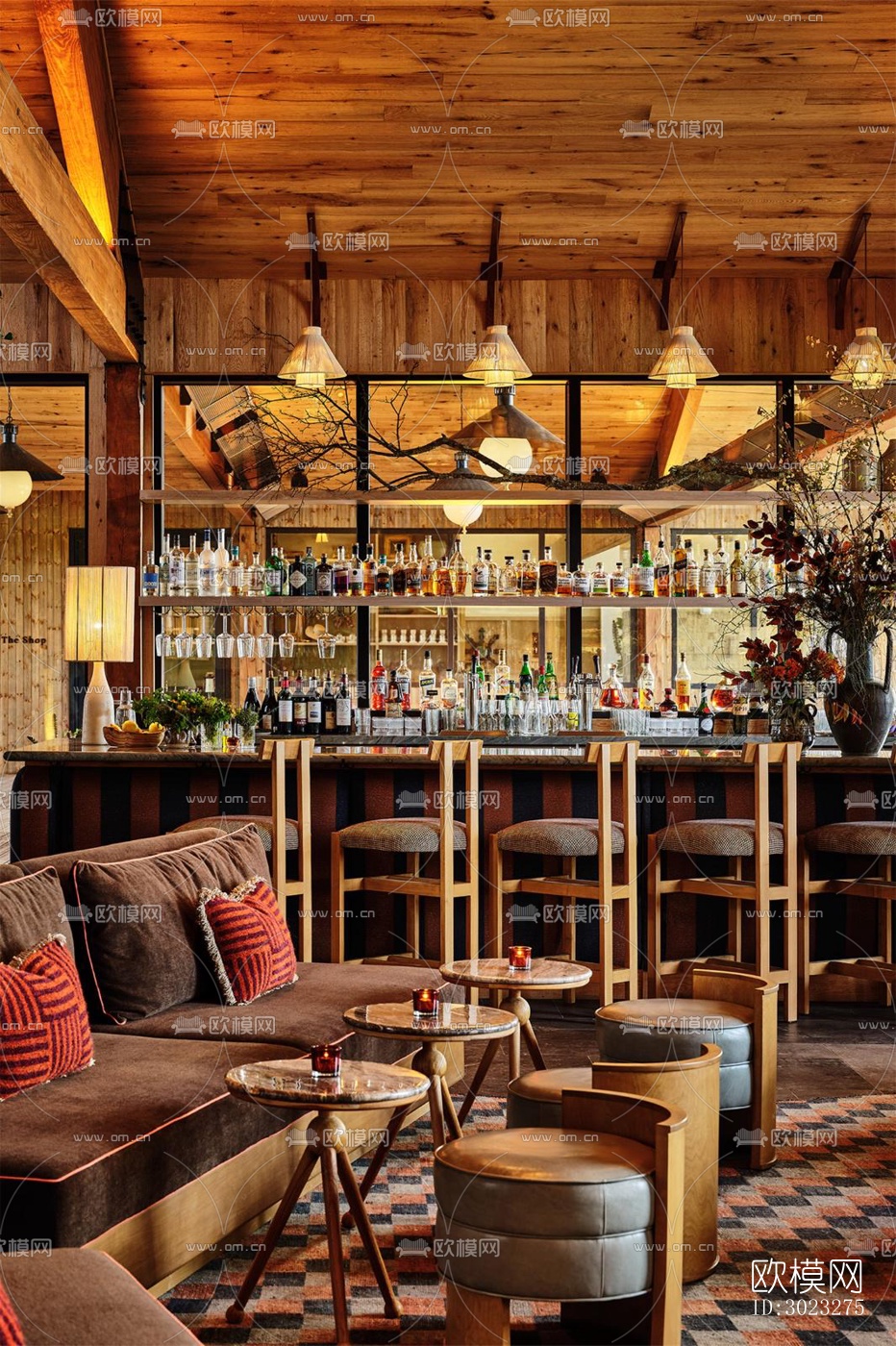 北欧酒店民宿效果图下载（渲染图13）