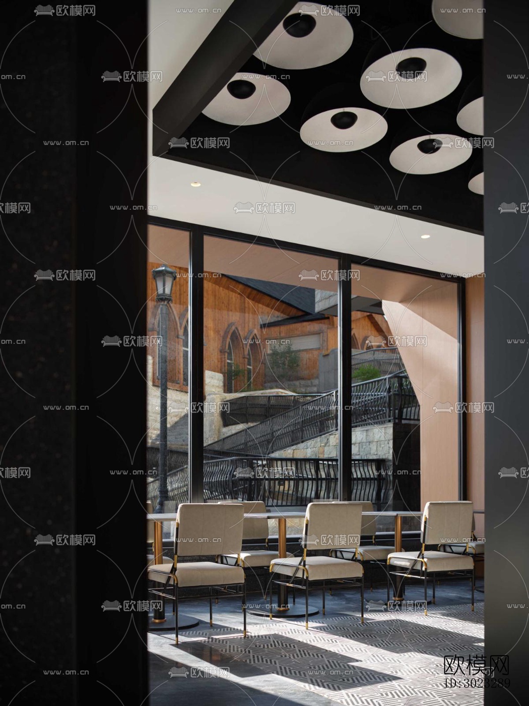 现代酒店民宿效果图下载（渲染图5）