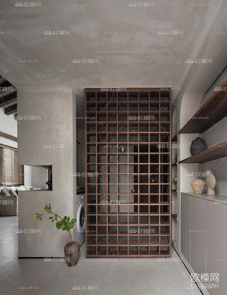 侘寂酒店民宿效果图下载（渲染图9）