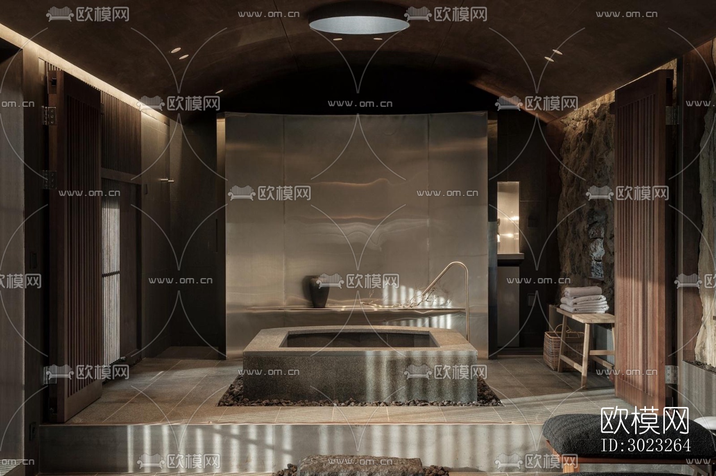 侘寂酒店民宿效果图下载（渲染图15）