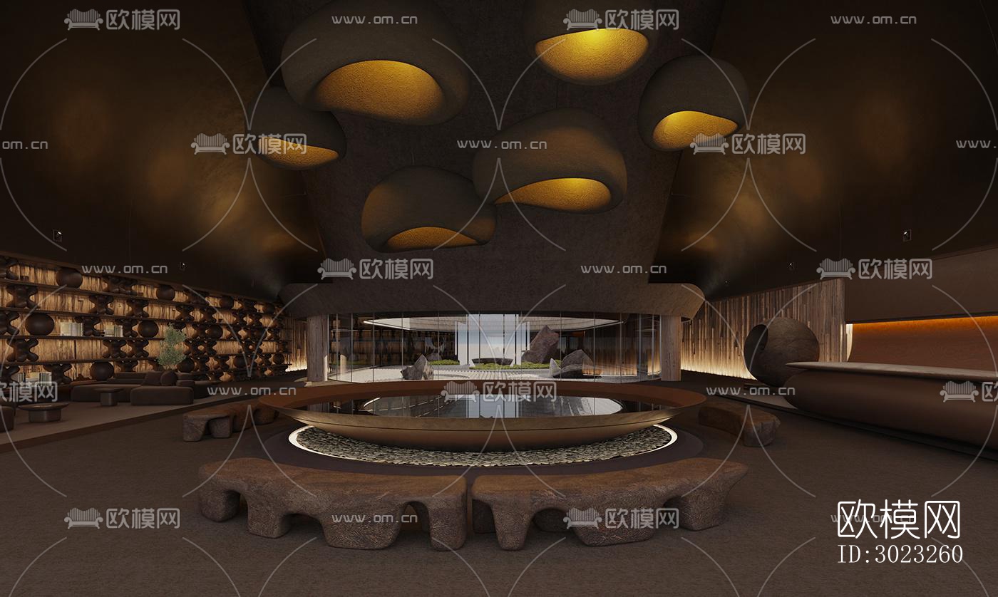 侘寂酒店民宿效果图下载（渲染图17）