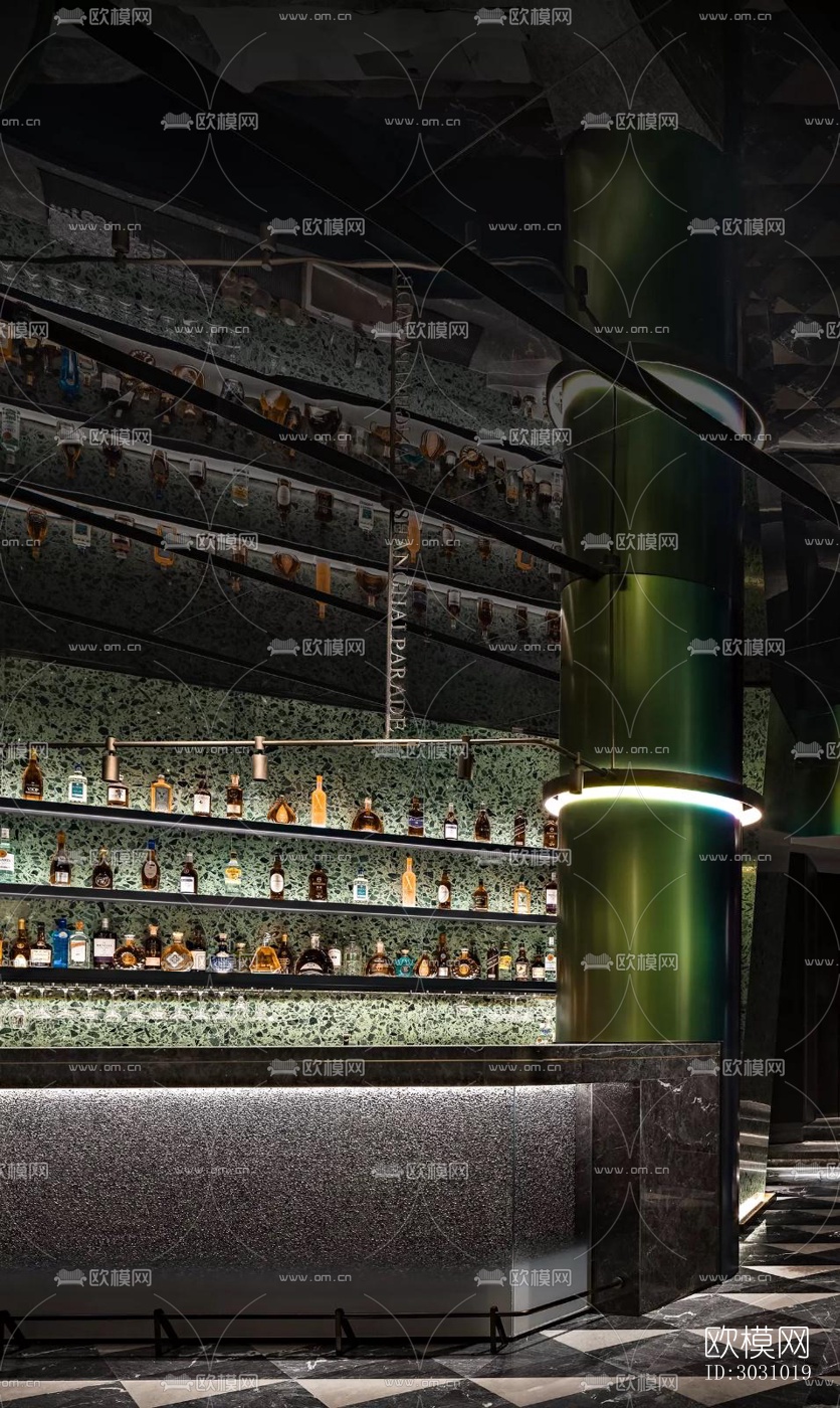 现代西餐厅效果图下载（渲染图7）