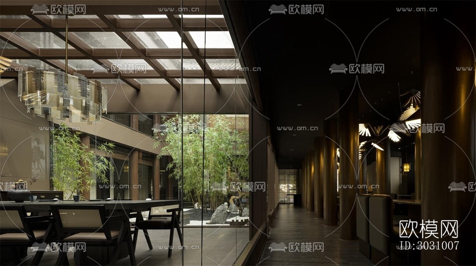 日式日韓料理效果圖下載(渲染圖11)