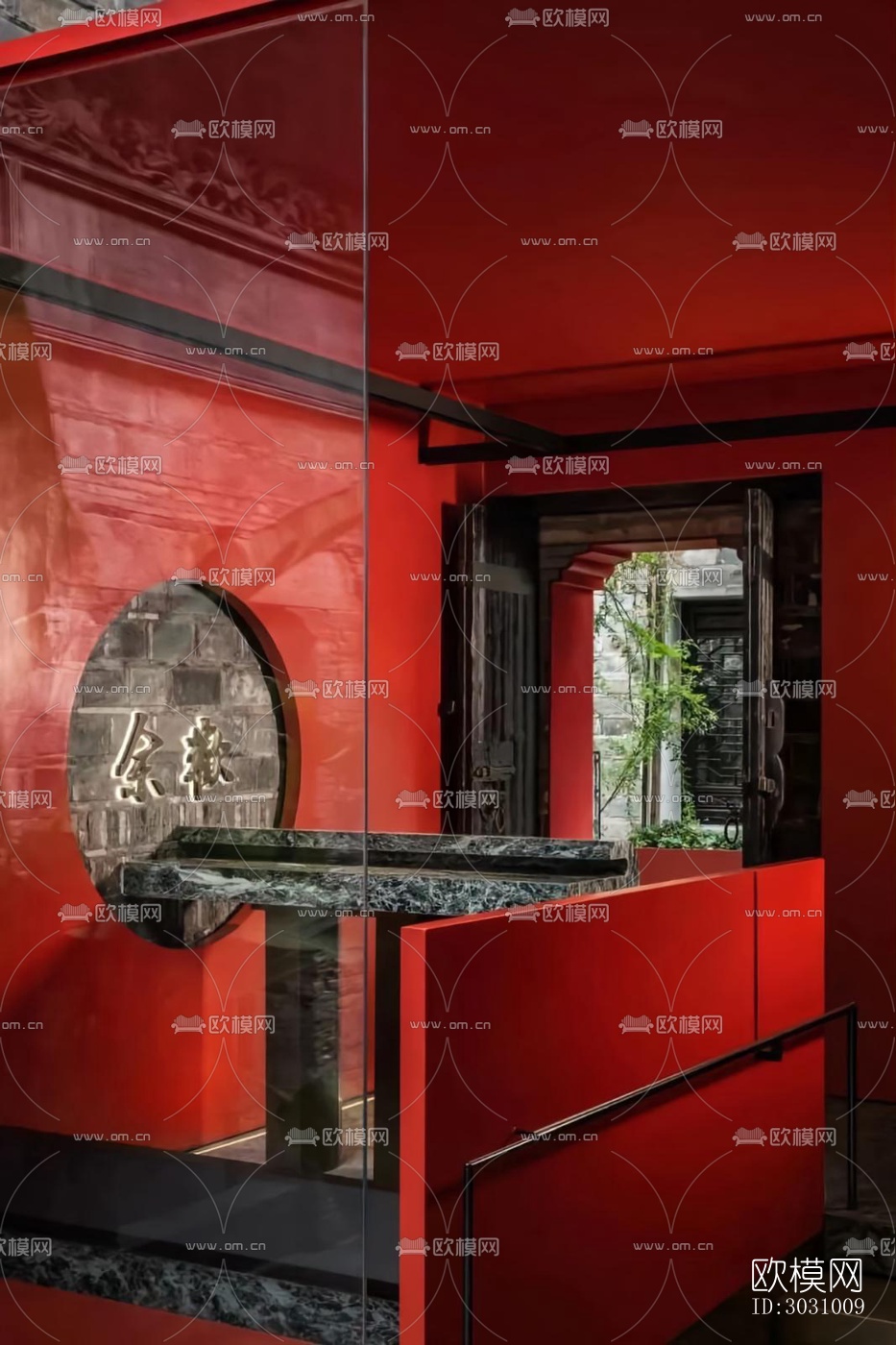 中式火锅烤肉效果图下载（渲染图14）