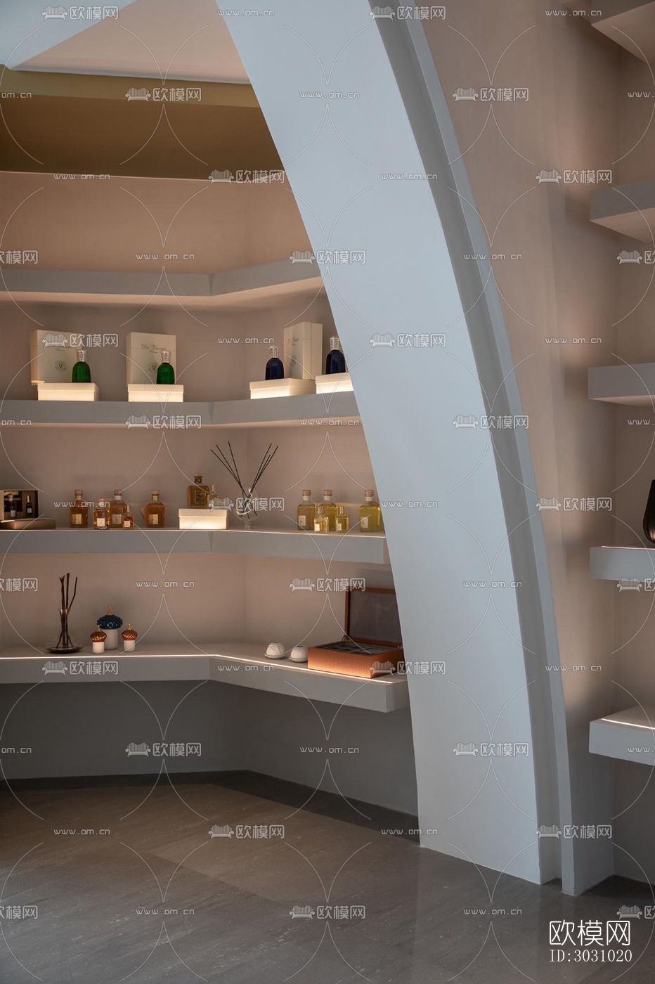 现代西餐厅效果图下载（渲染图18）