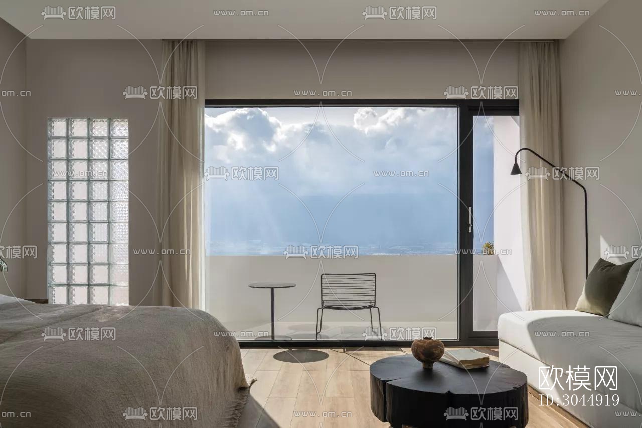 侘寂酒店民宿效果图下载（渲染图11）