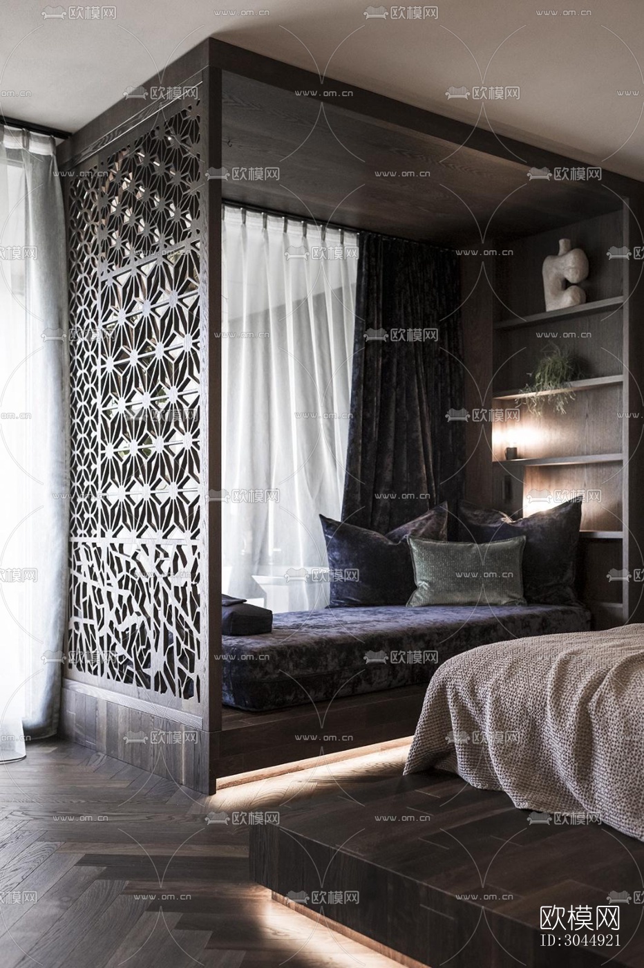 侘寂酒店民宿效果图下载（渲染图6）