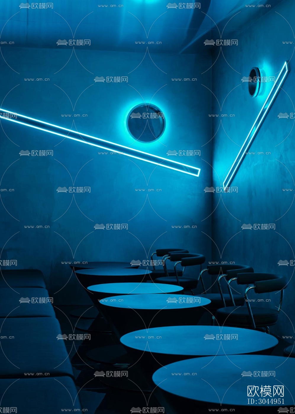 现代酒吧效果图下载（渲染图12）