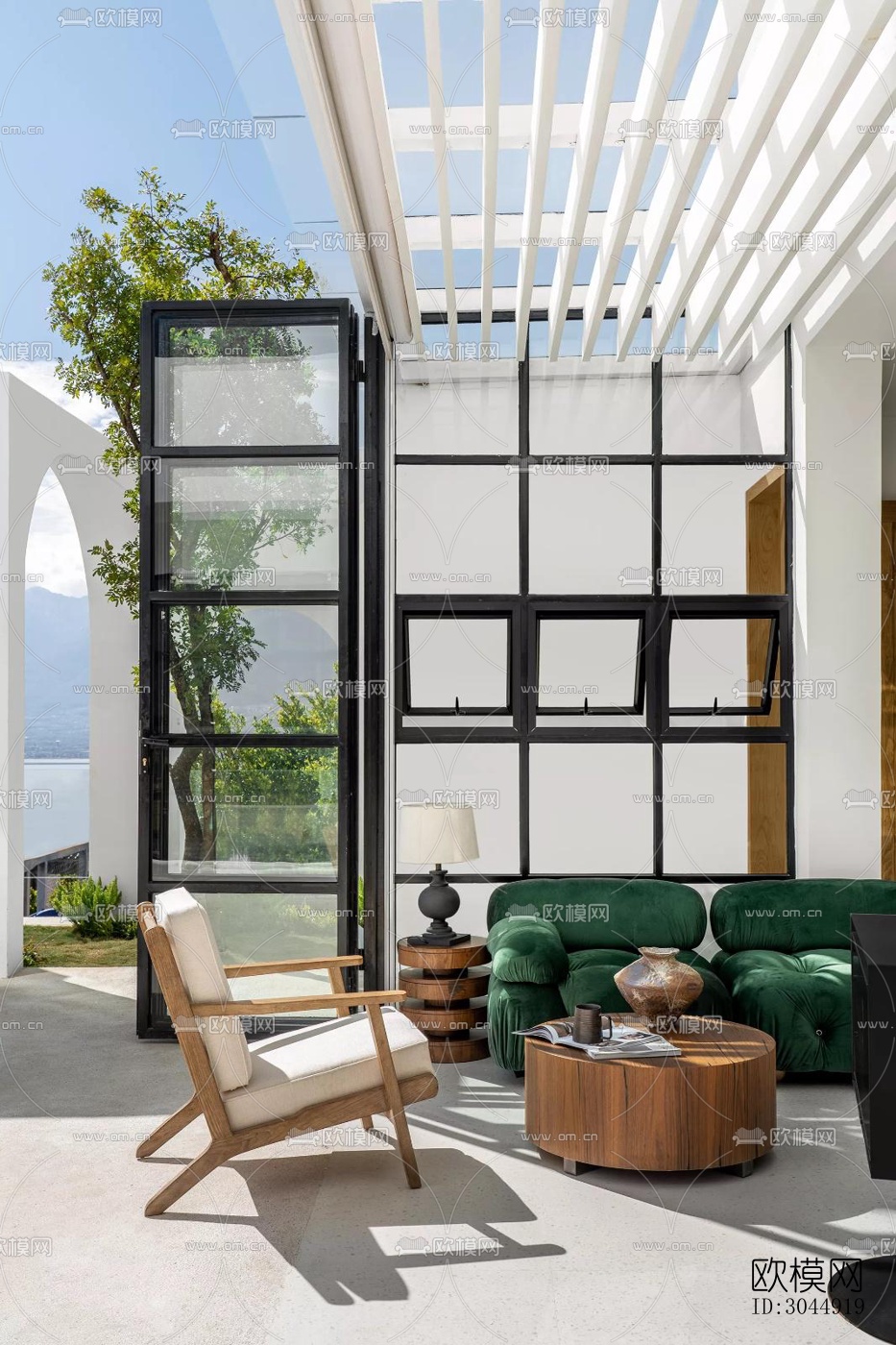 侘寂酒店民宿效果图下载（渲染图10）