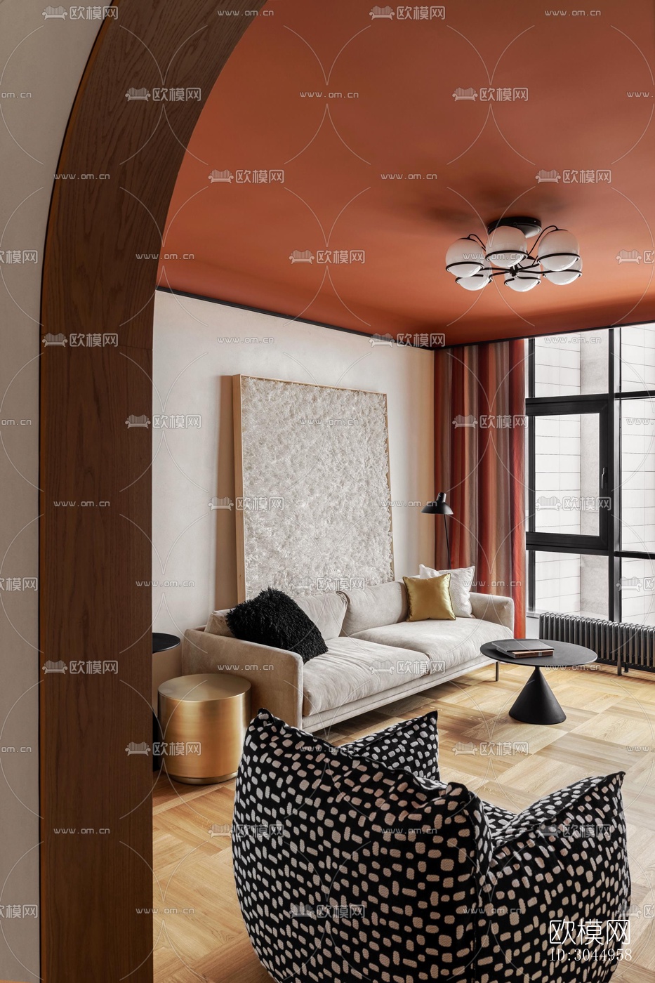 北欧公寓效果图下载（渲染图6）