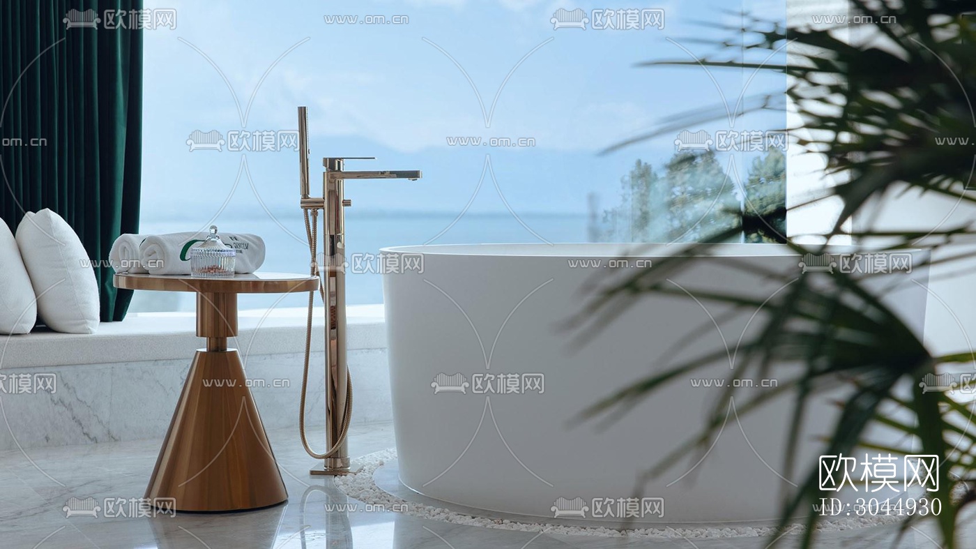 现代酒店民宿效果图下载（渲染图6）