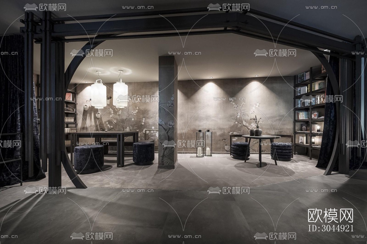 侘寂酒店民宿效果图下载（渲染图8）