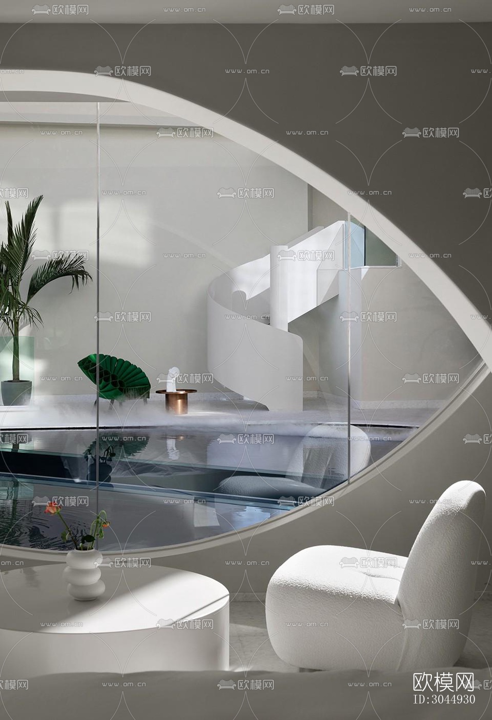 现代酒店民宿效果图下载（渲染图13）