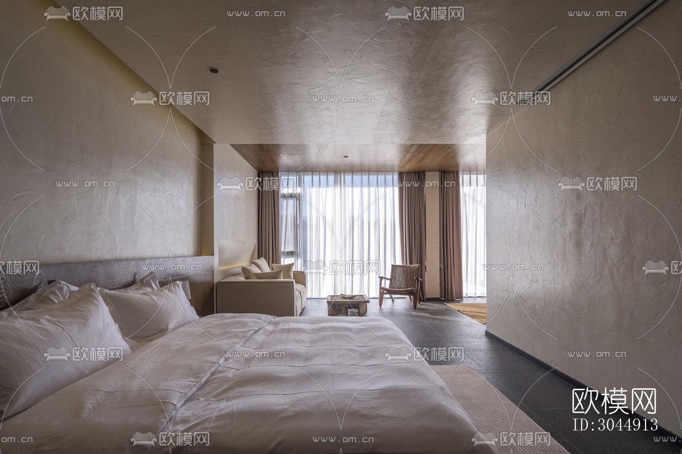 侘寂酒店民宿效果图下载（渲染图15）