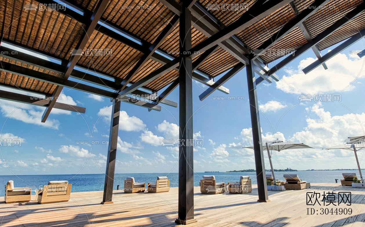 东南亚酒店民宿效果图下载（渲染图5）