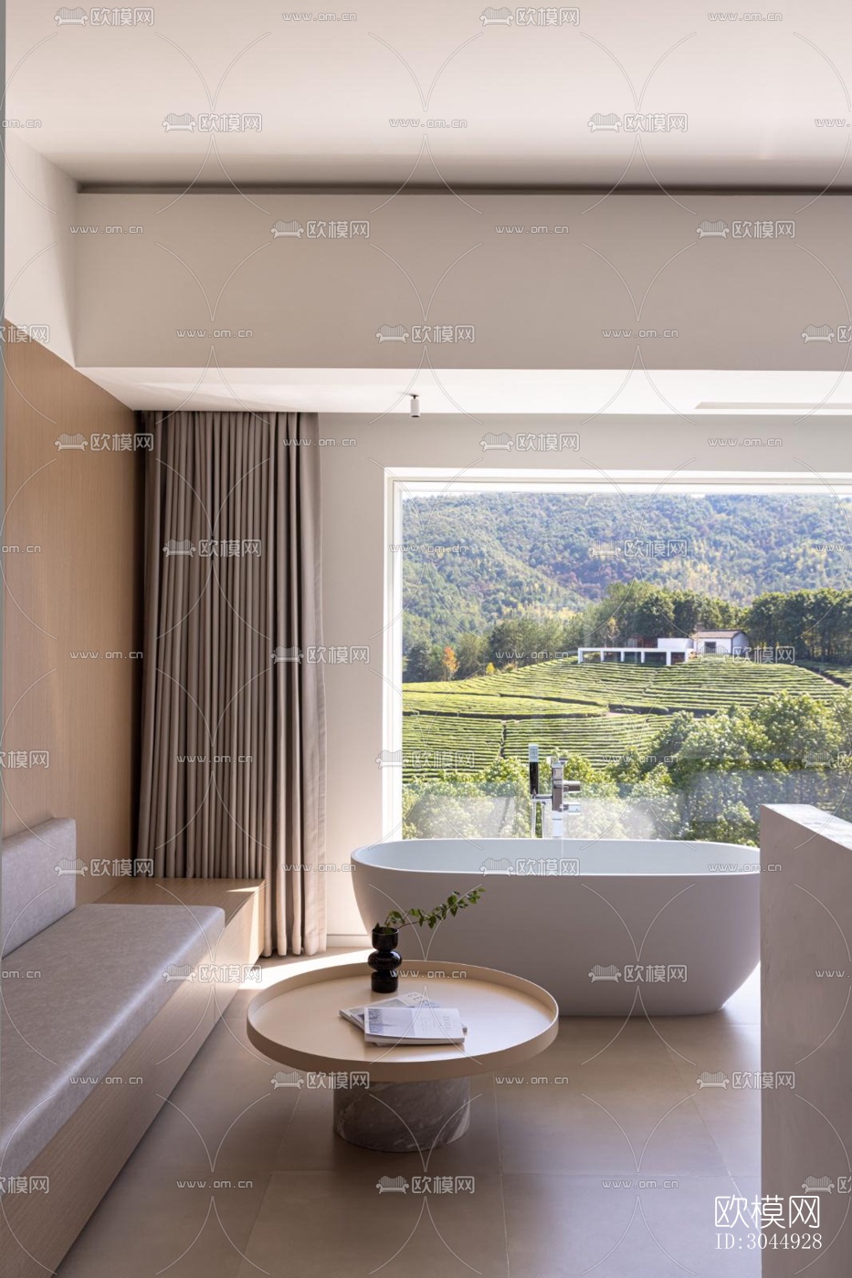 现代酒店民宿效果图下载（渲染图5）