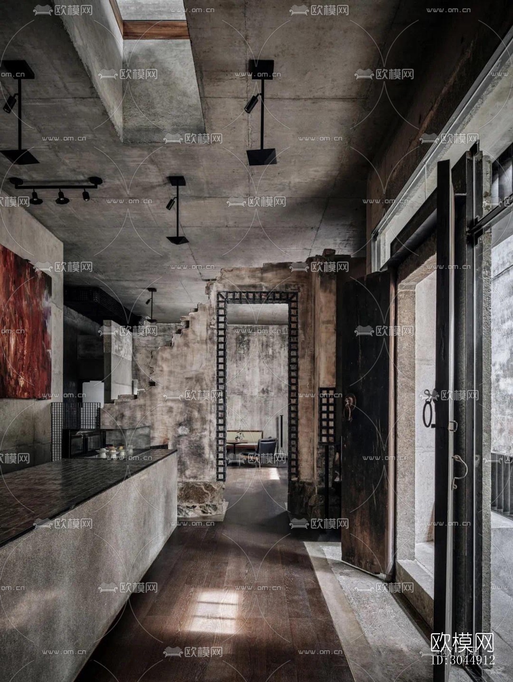 中式酒店民宿效果图下载（渲染图18）