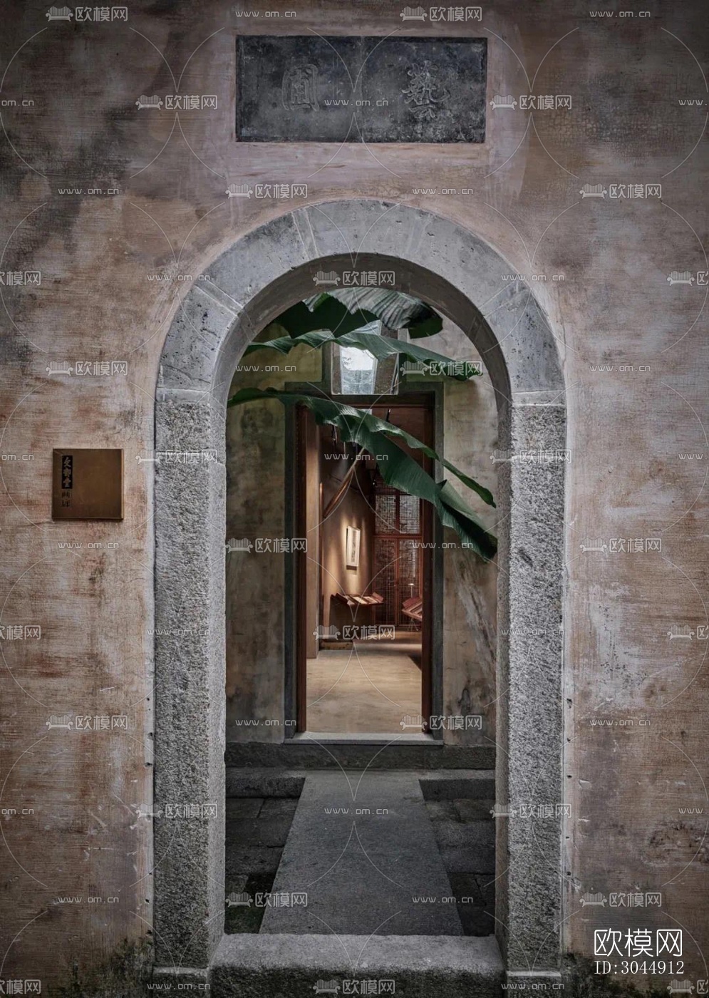 中式酒店民宿效果图下载（渲染图5）