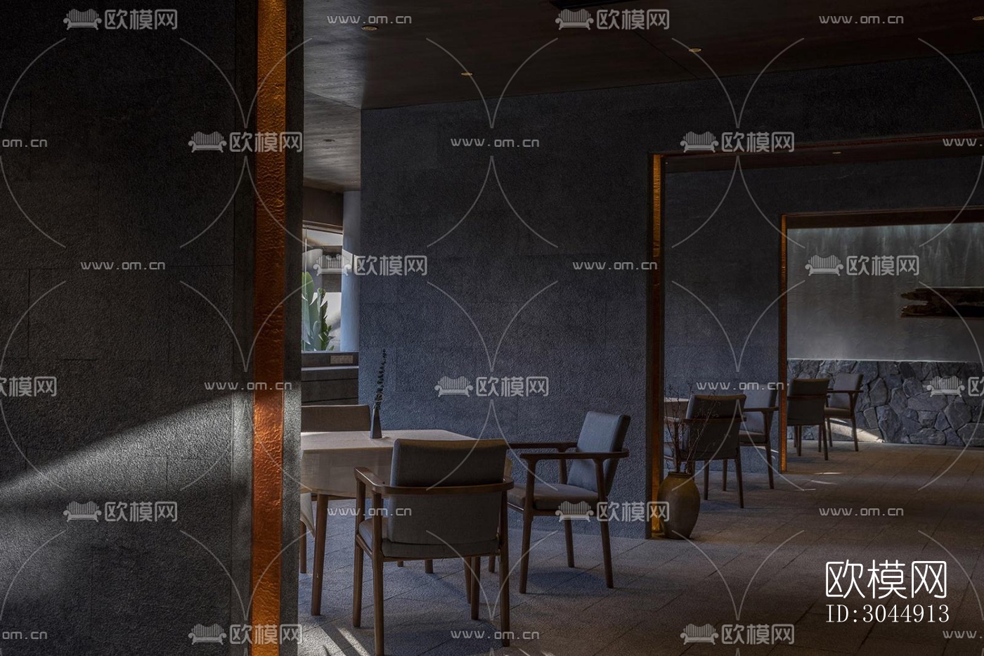 侘寂酒店民宿效果图下载（渲染图10）