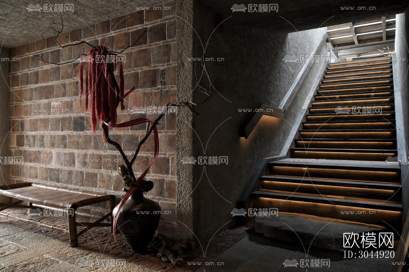 侘寂酒店民宿效果图下载（渲染图6）