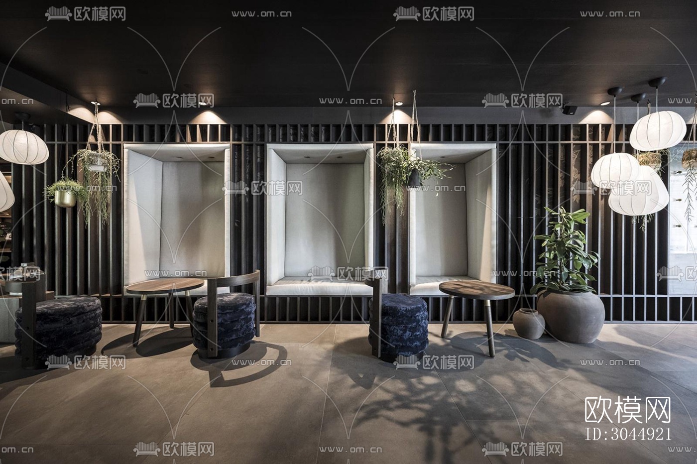 侘寂酒店民宿效果图下载（渲染图13）