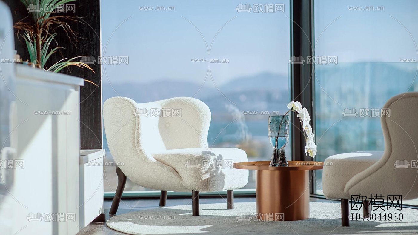 现代酒店民宿效果图下载（渲染图10）