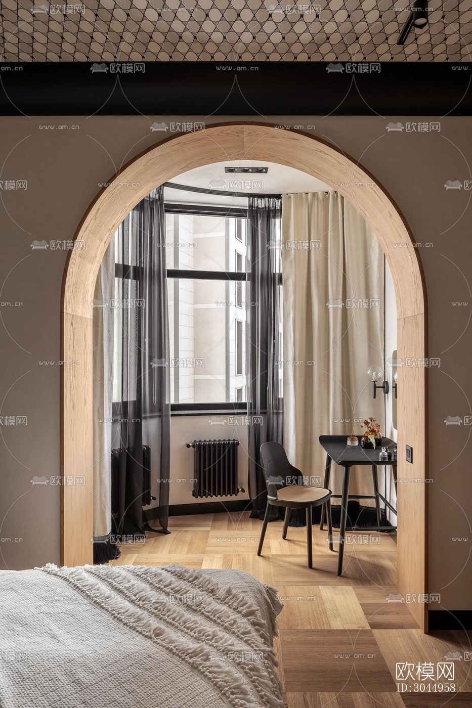 北欧公寓效果图下载（渲染图2）